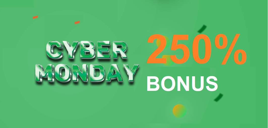 Raceoption CYBER MONDAY Promotion - 250% Deposit Bonus Raceoption CYBER MONDAY Promotion - 250% Deposit Bonus