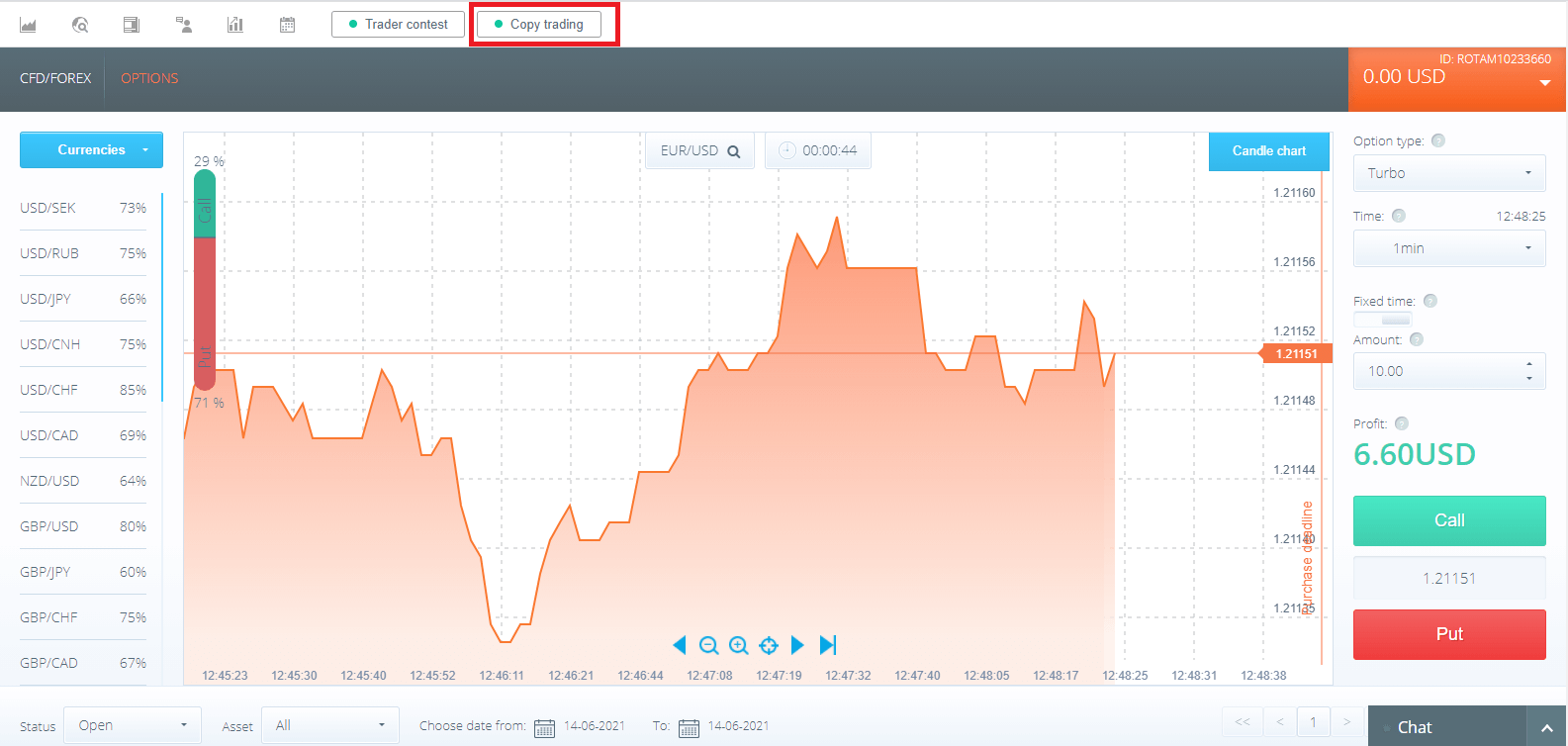 نحوه ثبت نام و معامله باینری آپشن در Raceoption نحوه ثبت نام و معامله باینری آپشن در Raceoption